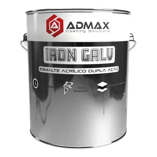 Tinta industrial Iron Galv Admax Tintas para proteção de superfícies galvanizadas
